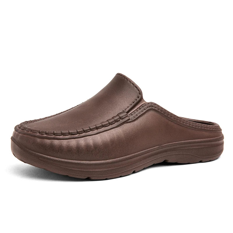 Large Slippers Men's Slip On Driving Shoes Anti slip Durable Chef Shoes Men's Casual Fashion Lightweight Footwear