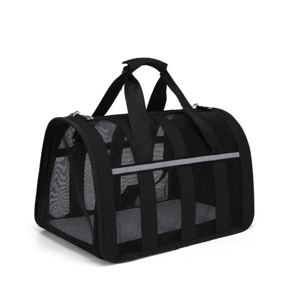 1Pc S/M/L Portable Folding Cat Bag Comfort Safety Large Capacity Crossbody Outdoor Pet Breathable Backpack Handheld Pet Bag