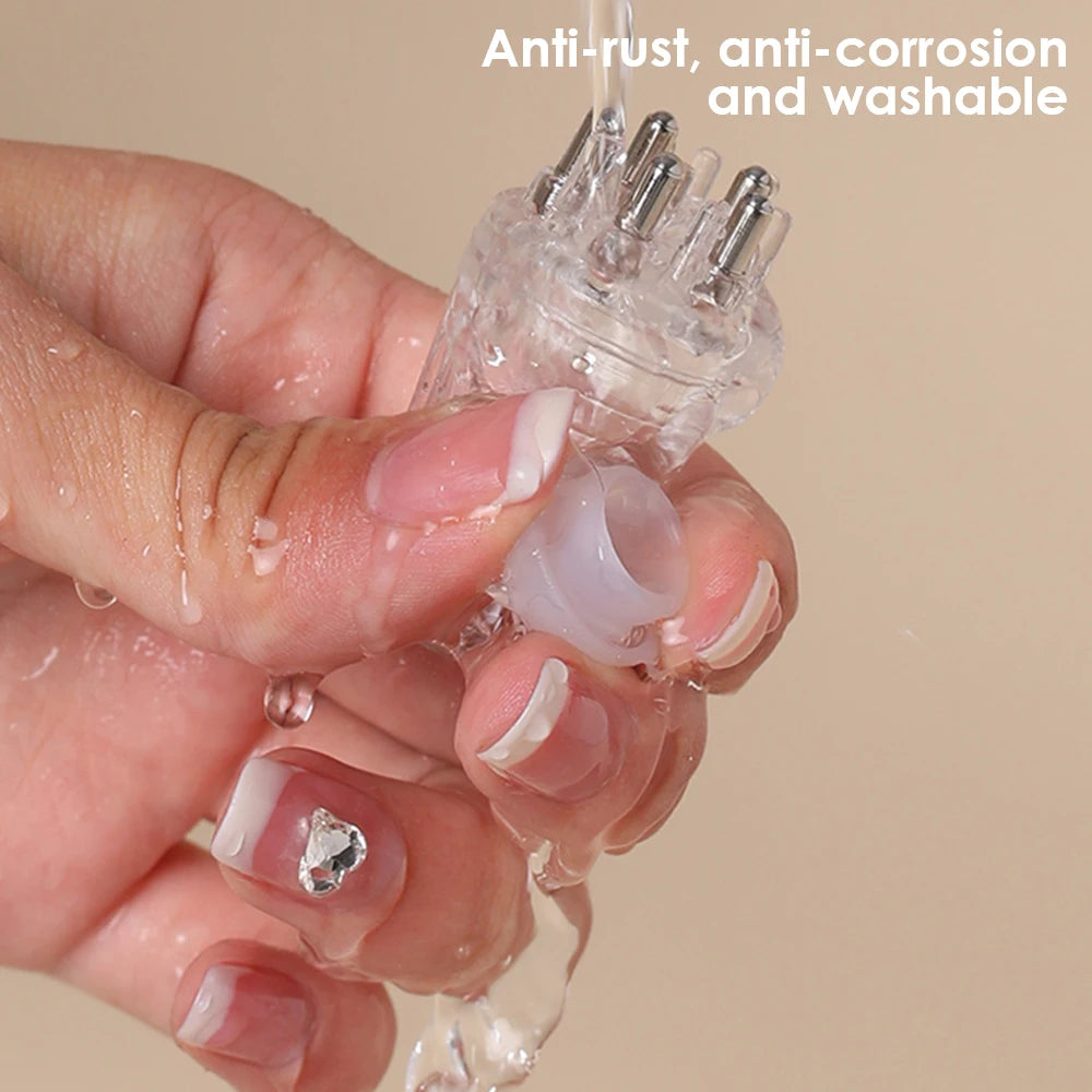 Scalp Applicator Liquid Comb for Hair Scalp Treatment Essential Oil Liquid Guiding Massager Comb Hair Growth Serum Oil Apply