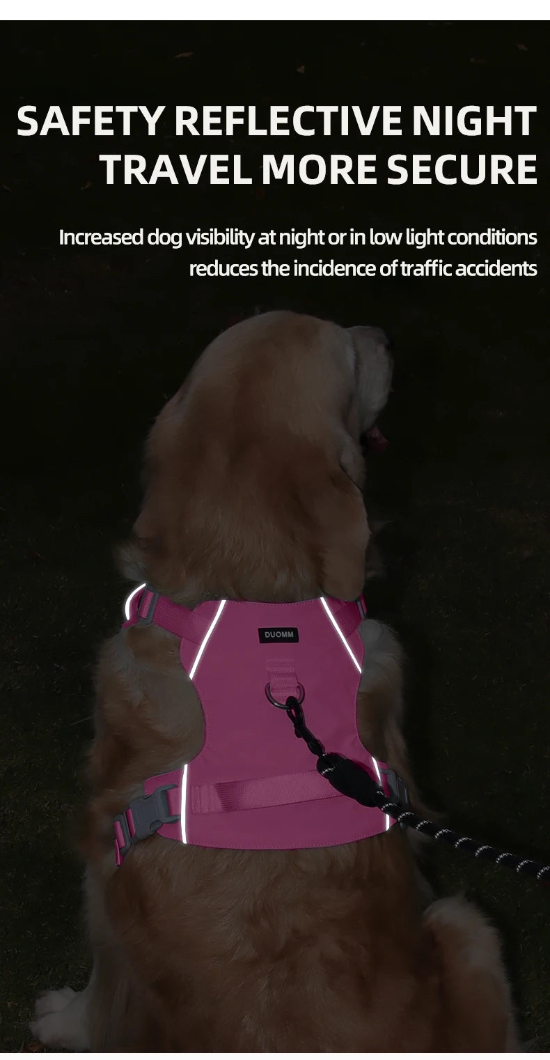 Dog Harness Upgraded Nylon Waterproof Tactical Vest for Small Medium Large Dogs Reflective Dog Harnesses Pet Dogs Accessoires