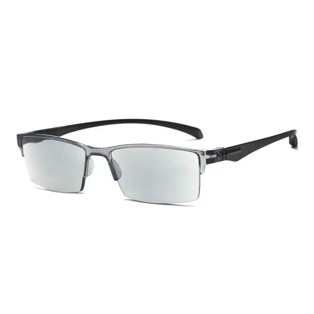 Smart Automatic Zoom Reading Glasses Anti Blue Ray Eyeglasses Autofocus Power Half-Rim Near Far Computer Glasses