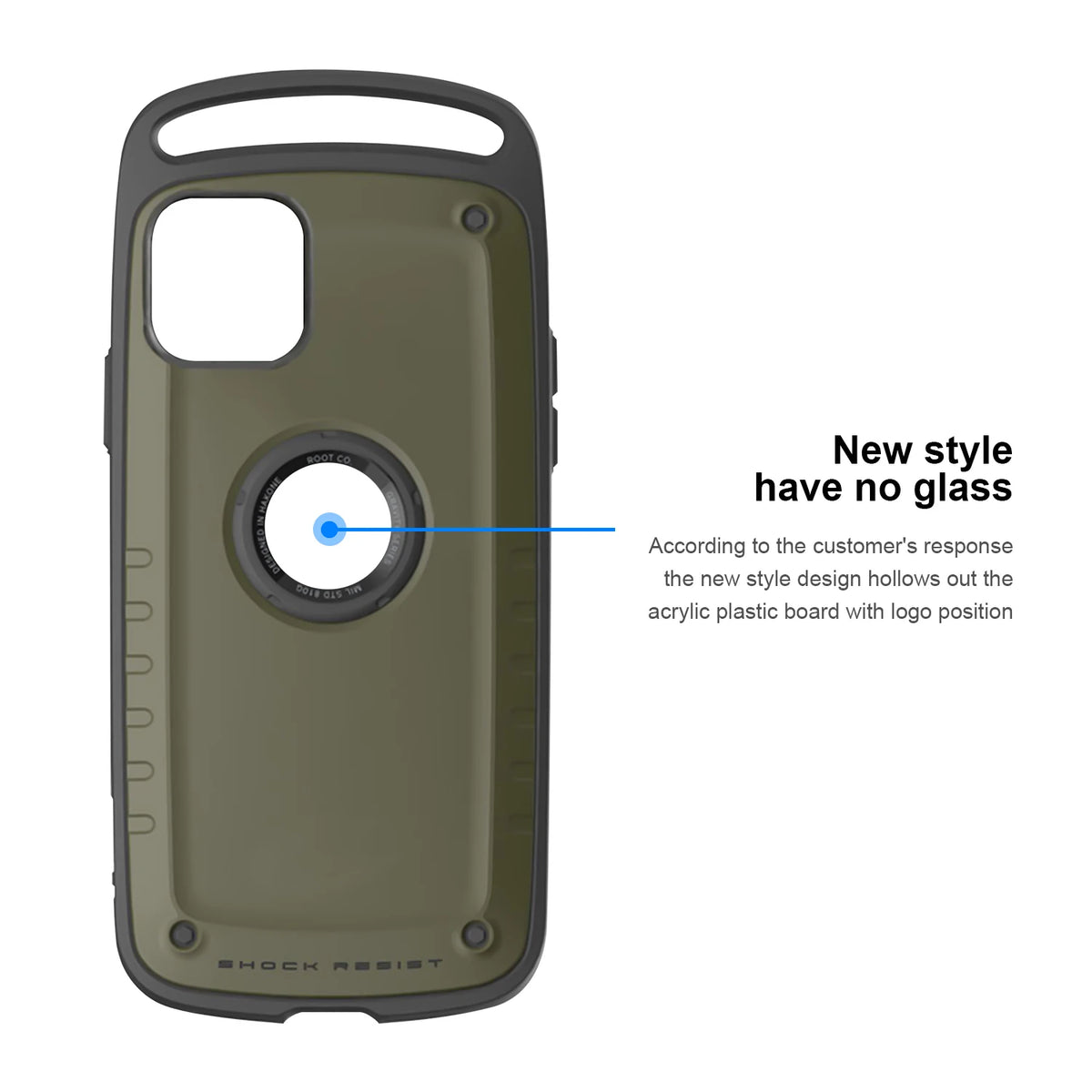 Root go Hybrid Shockproof Case For iPhone 13 12 Pro Max Heavy Duty Armor Case For iPhone 11 X XS Max XR 8 7 Plus Silicone Cover