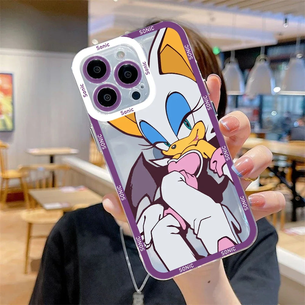 Cartoon Cute Game Phone Case For iPhone 17e 17 16e 16 15 14 13 12 11 Mini Air Pro Max X XR XSMax Plus S-S-Sonics Soft Back Cover