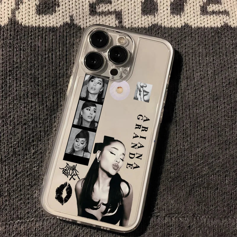 Singer A-Ariana Grandes Hot Phone Case For IPhone 17 16e 16 15 14 13 12 11 Mini Air Pro Max X XR XSMax 7 8 Plus Soft Back Cover