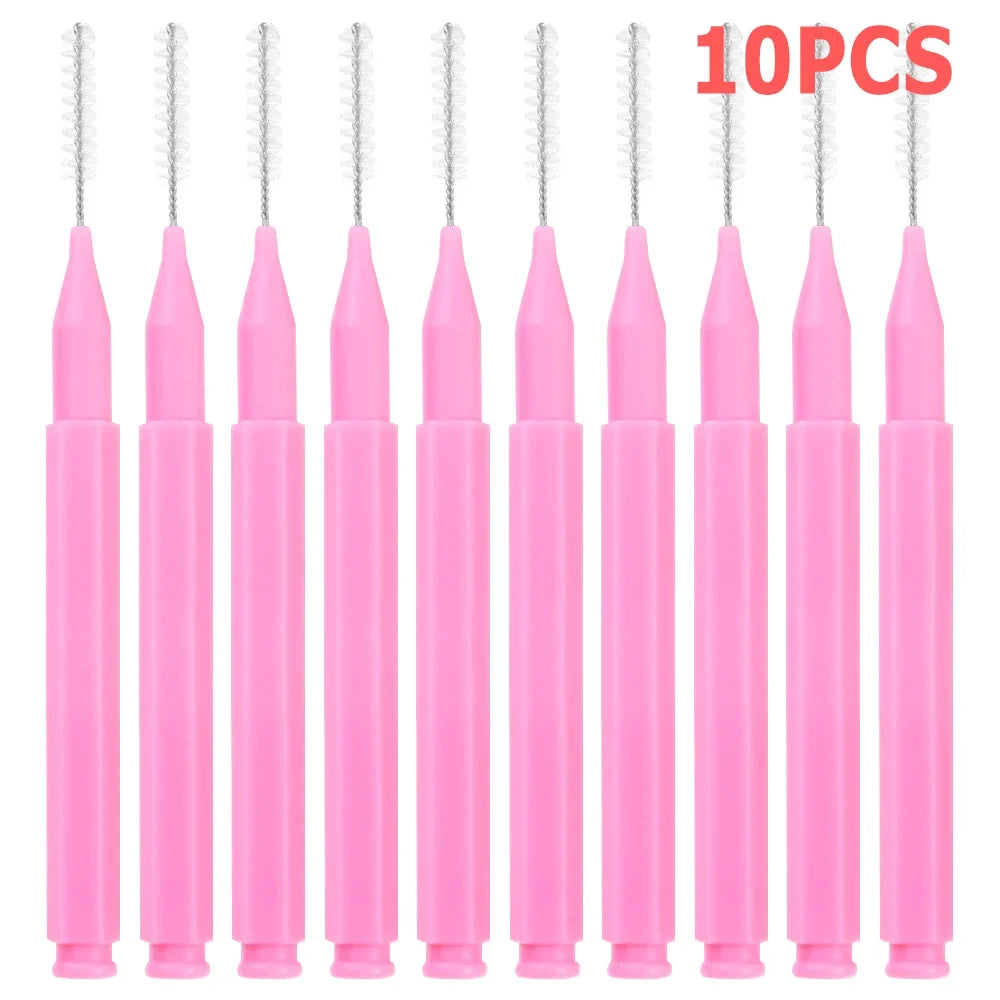 10-100Pcs Mini Eyebrow Brush Brow Lifting Brush Disposable Brow Lifting Brush Micro Bendable Eyelash Brow Applicator Makeup Tool