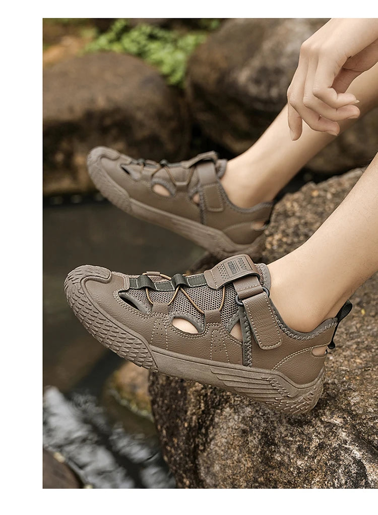 Summer Fashion Lightweight Lazy Shoes Breathable Casual Walking Sneakers New Men's Sandals Outdoor Comfortable Male Beach Shoes