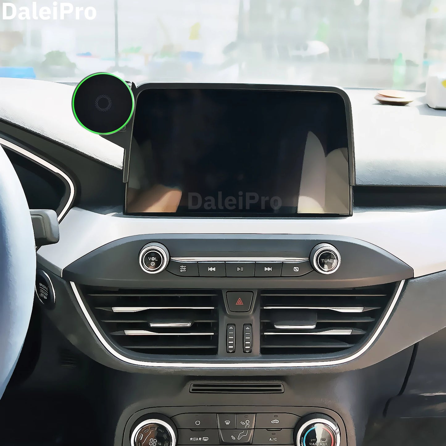 For Ford Fiesta MK8 2017-2020 2021 2022 Car Phone Holder Fixed to Screen Car Magnetic MagSafe Wireless Charger Mount Accessories