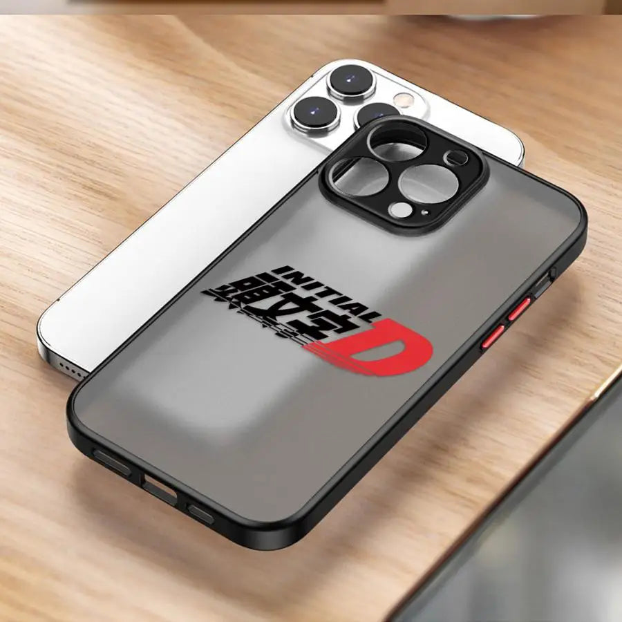 Back Phone Cover Case for iPhone 12 17 16 Pro Max 17 Air 13 Mini 16e 11 XS 15 Plus 14 Anime Initial D AE86