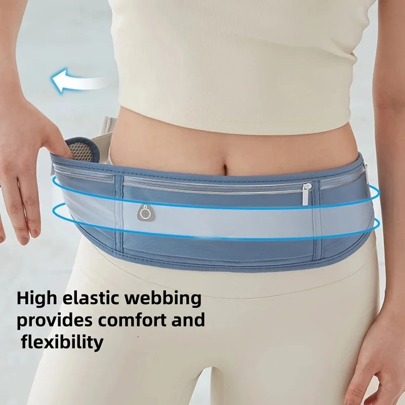 Running Waist Bag Sports Belt Pouch Mobile Phone Bag Men Women Waist Pack Lightweight Gym Sports Bag Waist Pack Adjustable Strap