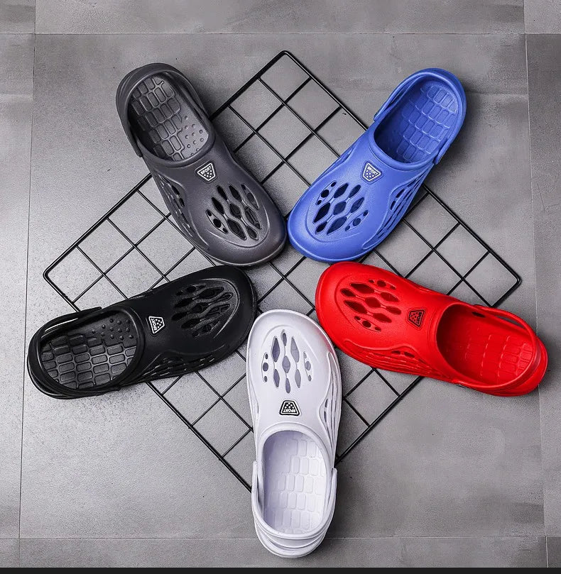 Large Size 36-49 Trend Summer Sandals For Men White Comfortable EVA Casual Clogs Man Lightweight Anti-slip Men's Beach Slippers