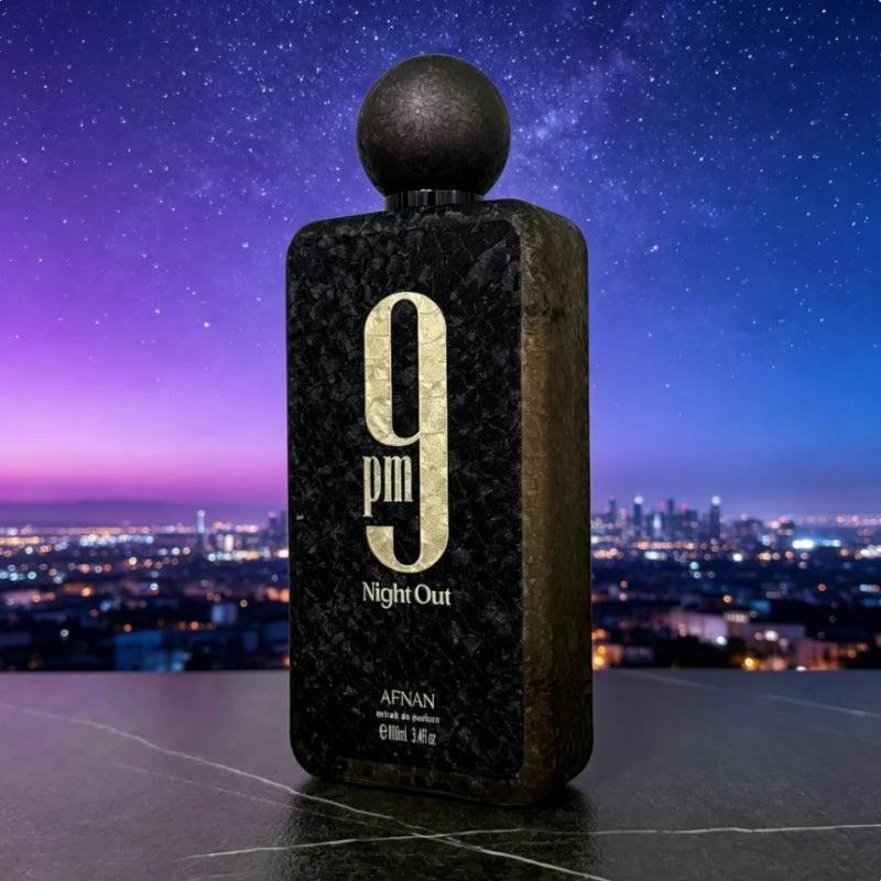 Perfumes and Colognes Perfumes Arabes Perfume Man 9PM Night Out AFNAN 9pm Woody Masculine Rich Attractive Luxury Scent 100ml