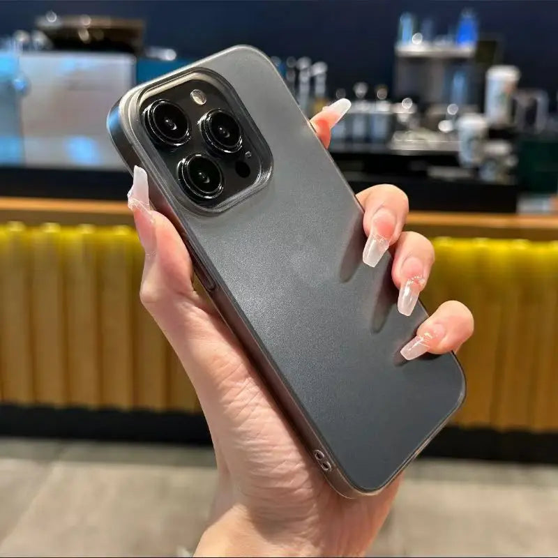 Ultra Thin Matte Hard Translucent Clear Phone Case for iPhone 17 16 15 14 13 12 11 Pro Max XS X 7 8 Plus Shockproof Bumper Cover