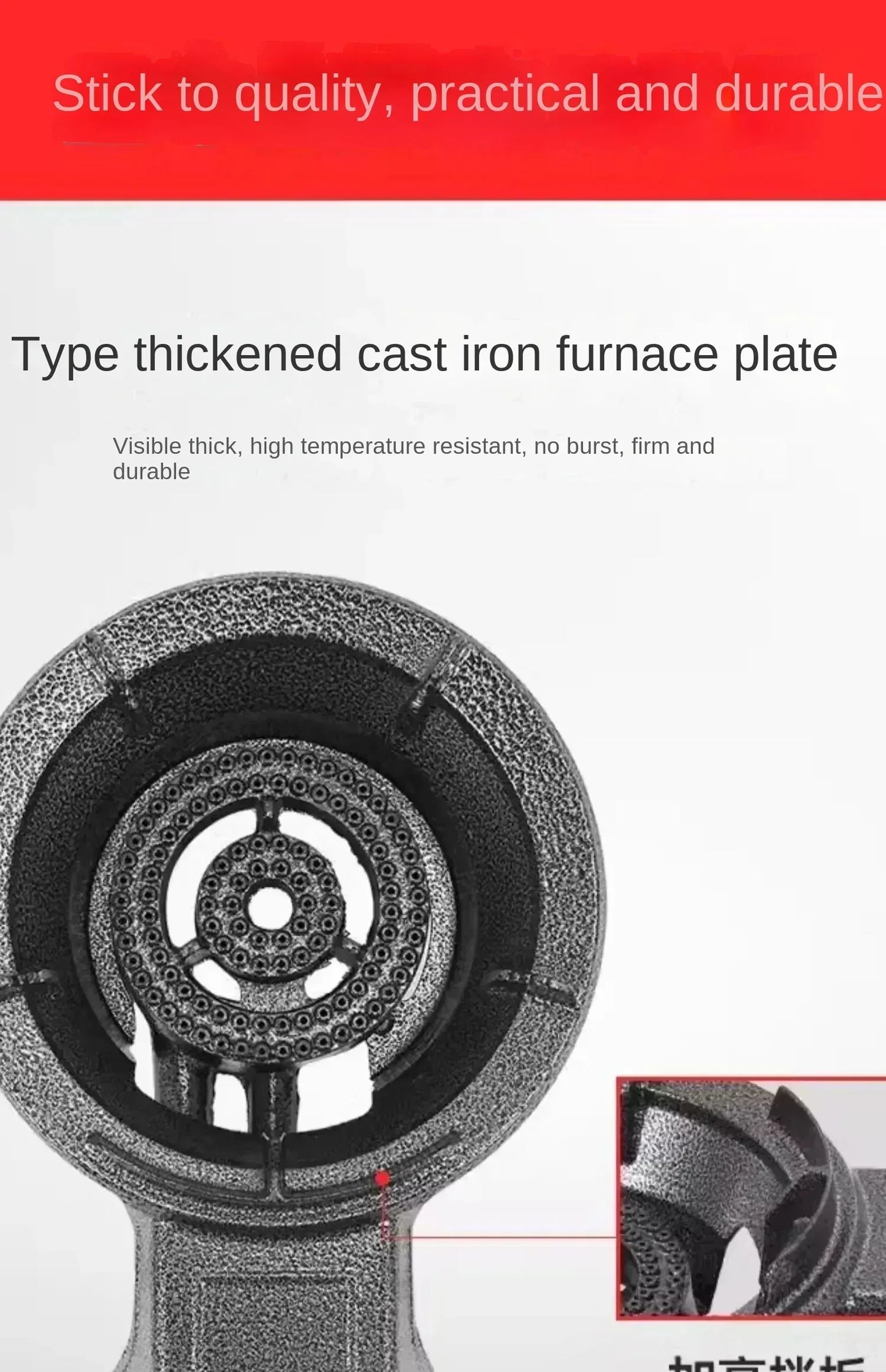 Powerful Gas Stove for Home and Commercial Cooking - Compatible with Natural Gas and LPG AD