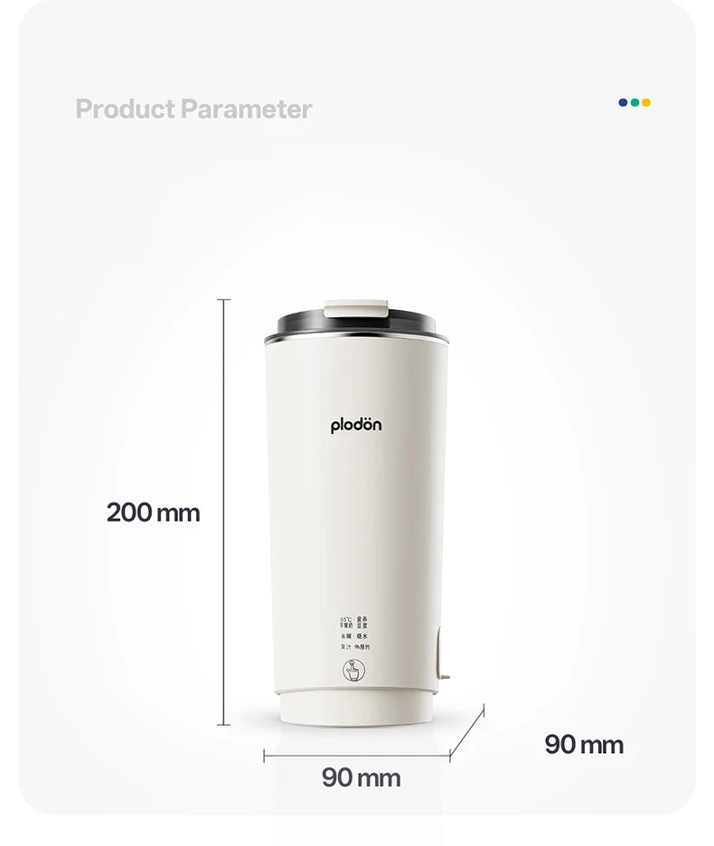 300ml Mini Soy Milk Maker Electric Juicer Blender Breakfast Machine Mixer Wall Breaking Machine Soybean Milk Maker Household