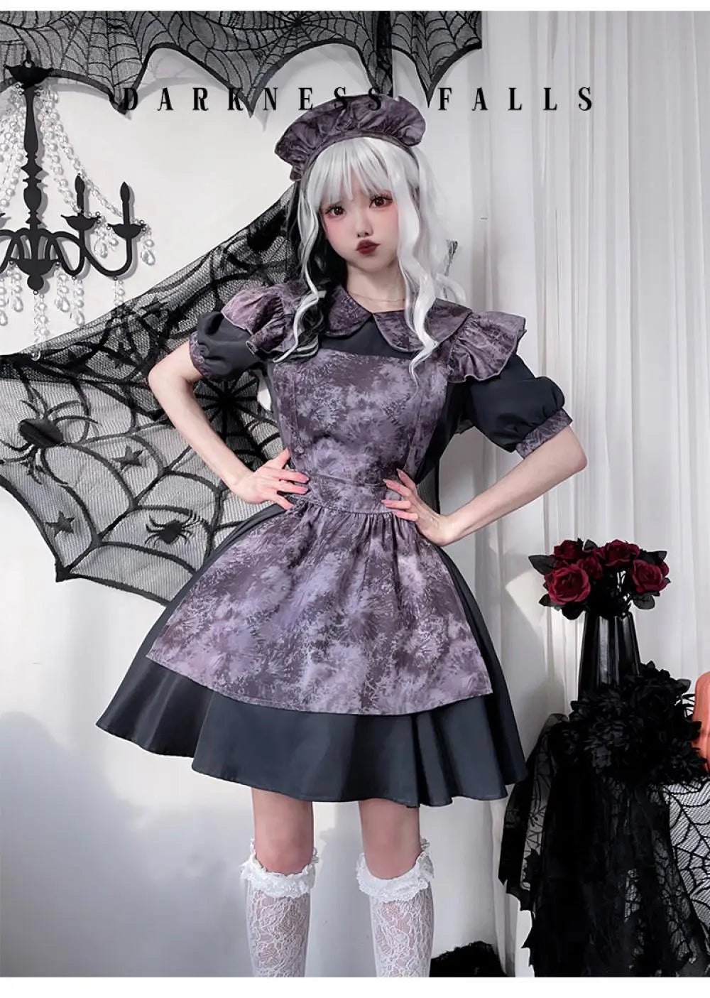 Halloween Costumes Lolita Dresses Pumpkin Witch Vampire Maid Outfits Dark Teenage Gothic Scary Doll Role-Playing Japanese Suit