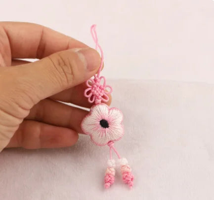 10 Pcs Y2K Bag Charms - Cute Embroidered Butterfly, Fish & Flower Pendants for Keychain, Phone Case Lanyard, Purse Accessory