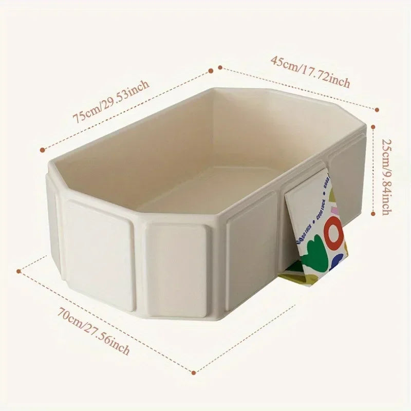 Durable Baby Bathtub Foldable Infant Bath Basin Thickened Large Portable Hot Tub with Shower Function for Home Travel Car Use