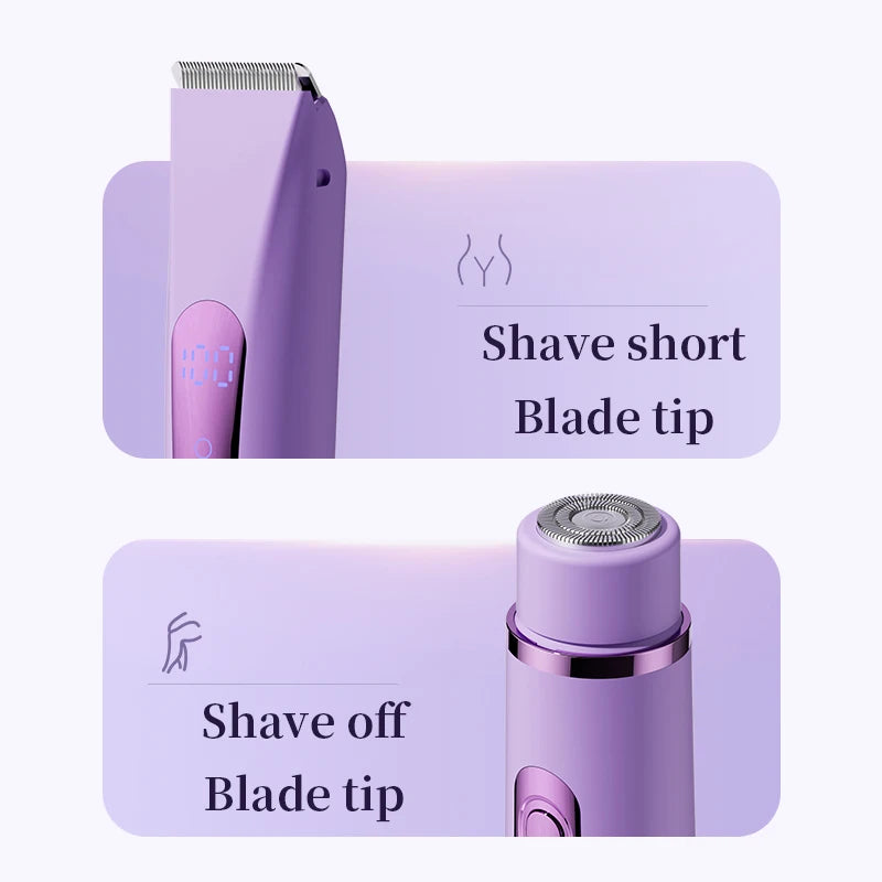Woman Double Head Electric Shaver Dual Purpose Female Razor Body Epilator Leg Underarm Bikini Electric Hair Remover Trimmer