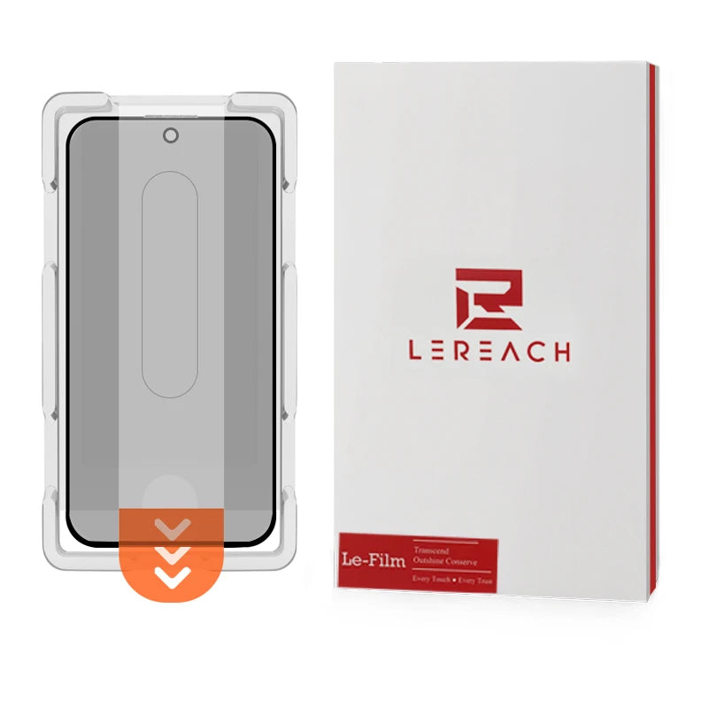 Lereach for vivo X300 Pro vivo x300 Anti-Spy Screen Protector Dust-Free Box Auto-Alignment Full Coverage Tempered Glass Film