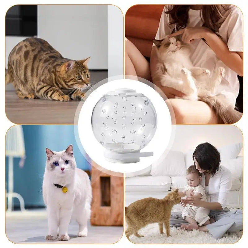 Cat Muzzle With Nail Clippers Trimmer Set Large Cat Astronaut Helmet Cat Grooming Mask Anti Bite Breathable Muzzle For Grooming