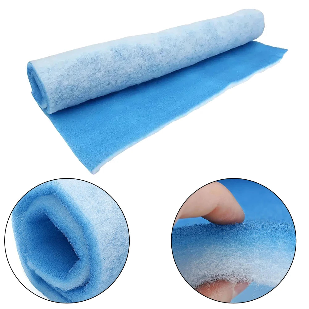1 Roll 1x1m Polyester Fiber Air Filter Cotton For Automobile Spray Booth Air Filter Waterproof Material Extraction Panel