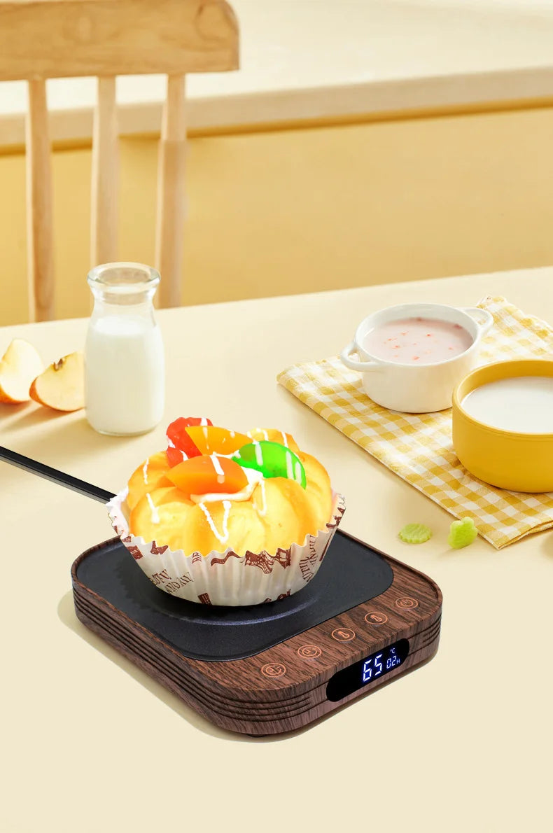 35W Electric Mug Warmer Cup Heater with 10 Gear Temperature Control Electric Hot Plate Warm Coaster Heating Pad 220V