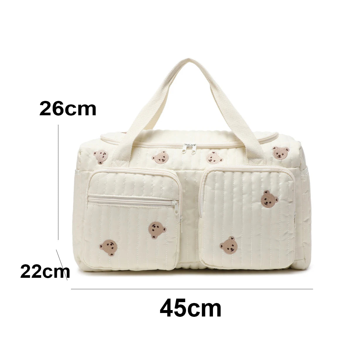 Large Capacity Mommy Bag for Women Totes Baby Diaper Nappy Bags Shoulder Cotton Ladies Maternity Shopping Bag