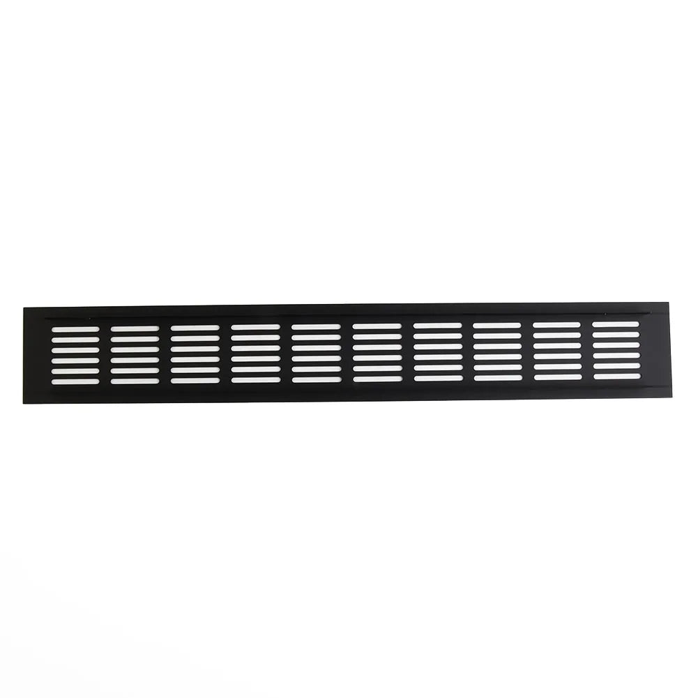 60mm Aluminium Rectangular Cabinet Wardrobe Air Vent Grille Ventilation Cover