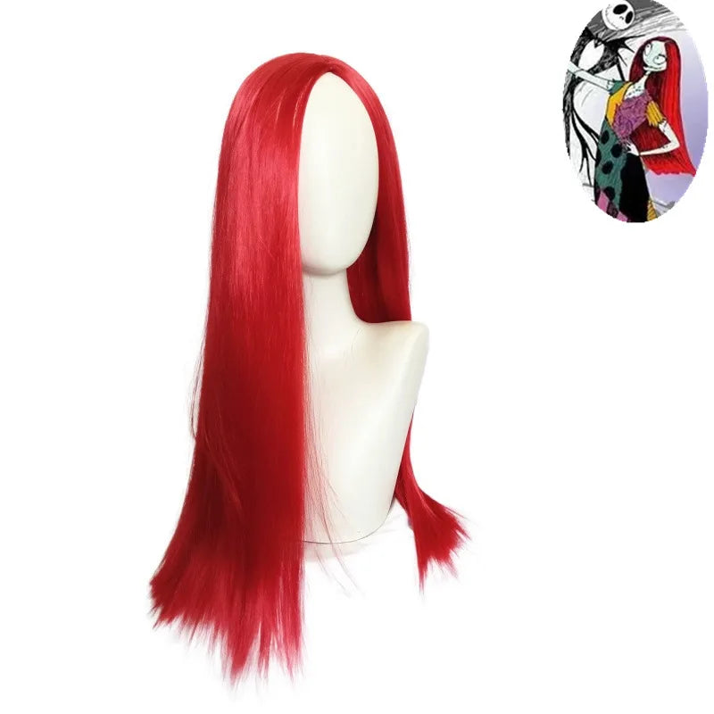 Halloween Nightmare Sally Cosplay Costume Before Christmas COS Outfit Women Dress Up Carnival Party Role Play Clothes
