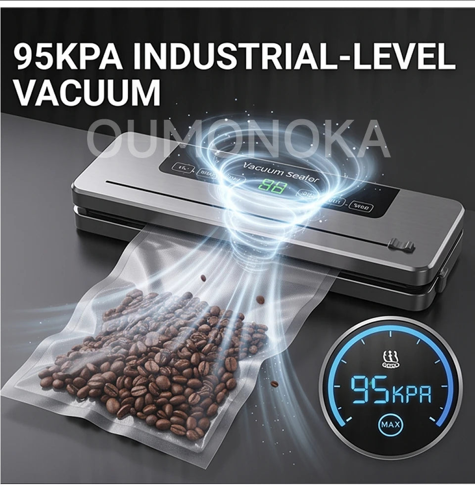 Portable Vacuum Sealer for Food Kitchen Gadgets Degasser Home Appliance Compressor Plastic Bag Sealer Vacuum Packaging Machine