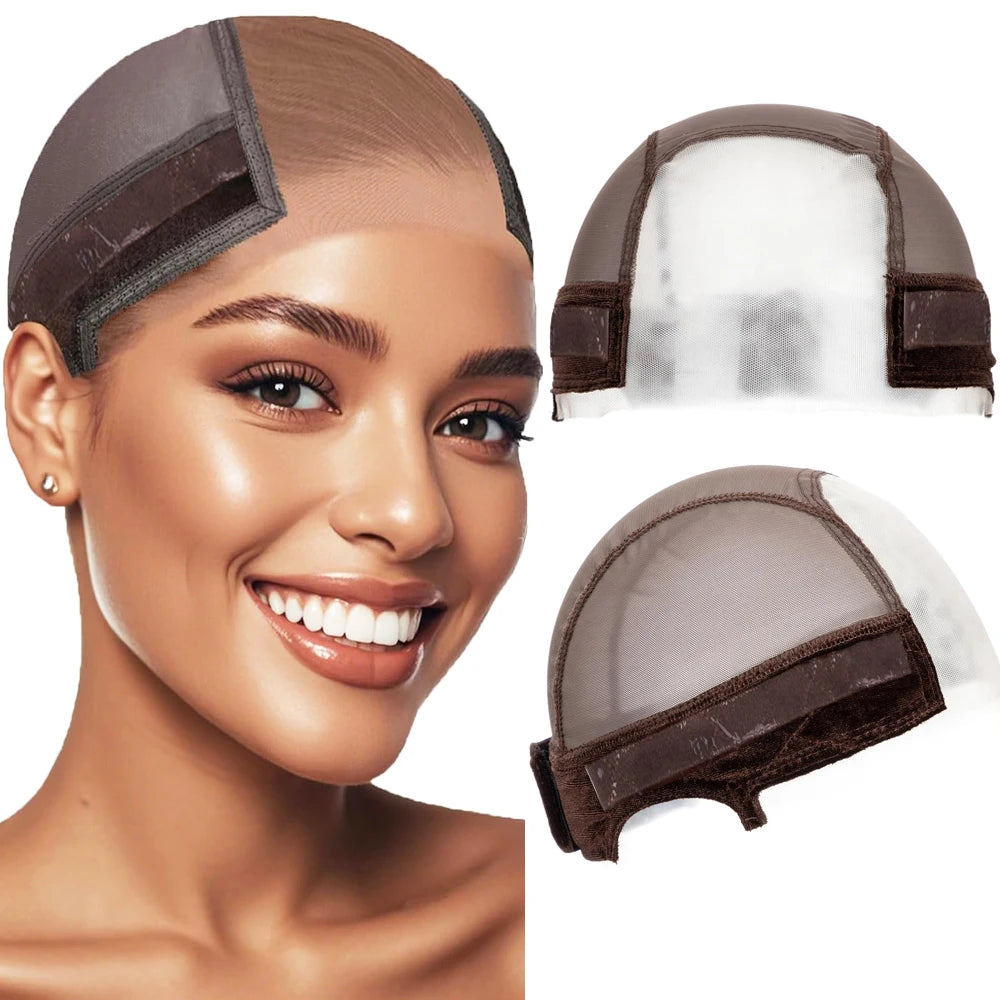 Lace Silicone Wig Grip Cap for Women,Wig Cap with Grip Band Adjustable,Used for Lace Wigs and Single Top Wigs-Lace Grip Cap