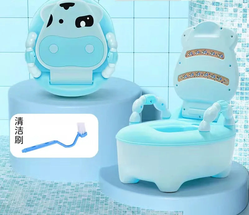 1-6 Years Old Children's Pot Cute Baby Toilet Seat Easy to Clean Baby Potty Portable Stool Boys And Girls Safe Trainer Seat WC