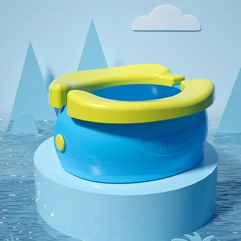 New Children's Foldable Potty Training Seat Easy To Clean Toilet Seat Boys and Girls Birthday Gift Portable Travel Baby Potty