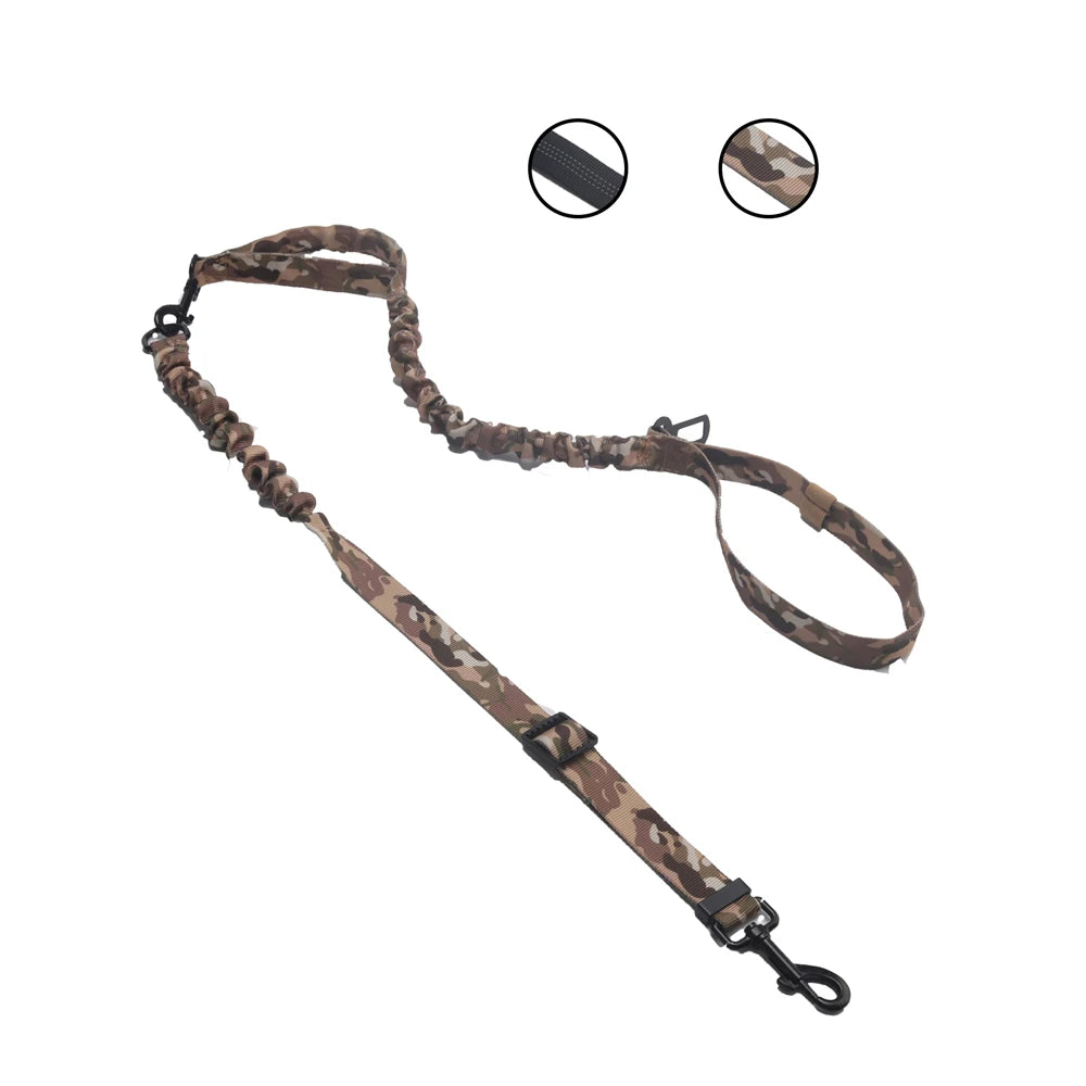 Tactical Dog Harness Adjustable Traning Dog Harness Leash Sets with Storage Bag for Large Dog Control Handle Cat Harness