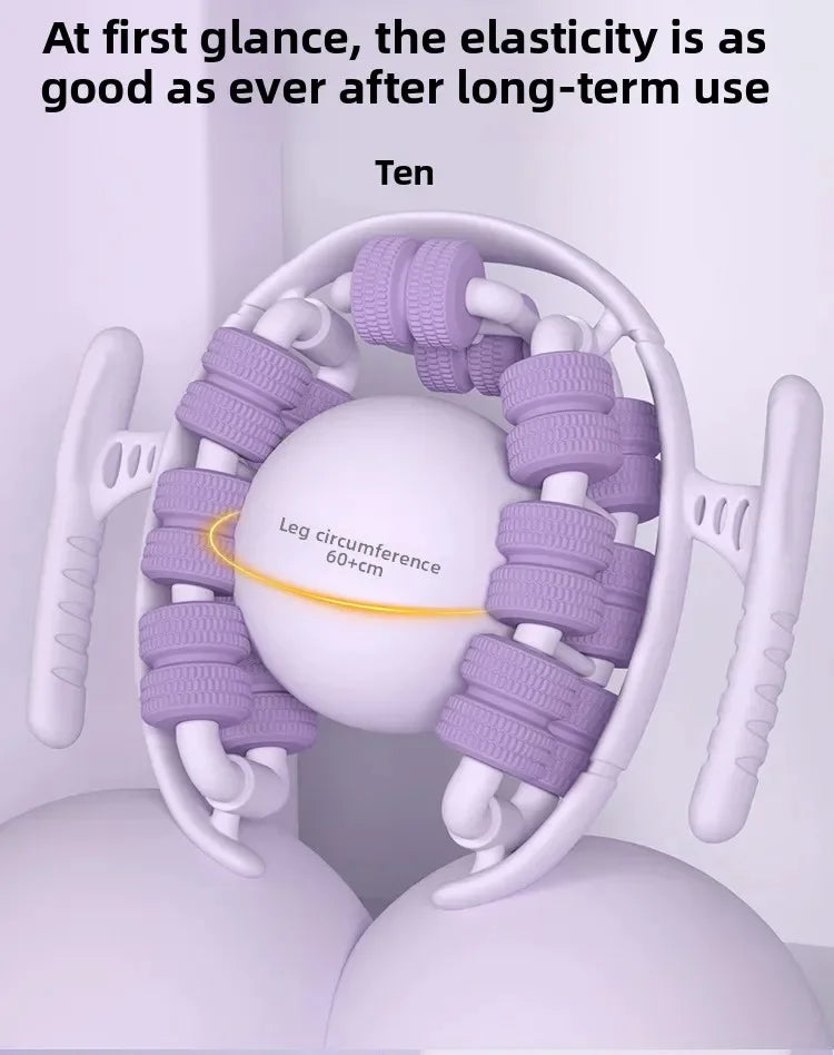 Newest  Wheel Annular Leg Clamp Massager Relax  Massager Anti-cellulite Massager Body Slimming Roller Massage for Body