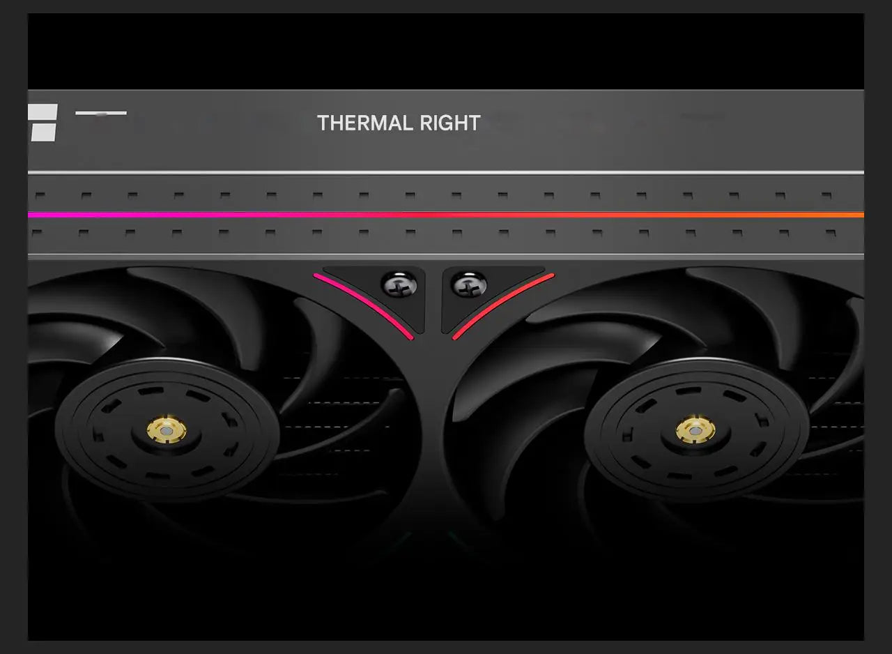 Thermalright TL-UB24 Computer Case Fan, ARGB 240mm Single-Frame Case Fan (2x120mm)/Silent/High CFM/PWM/2150 RPM
