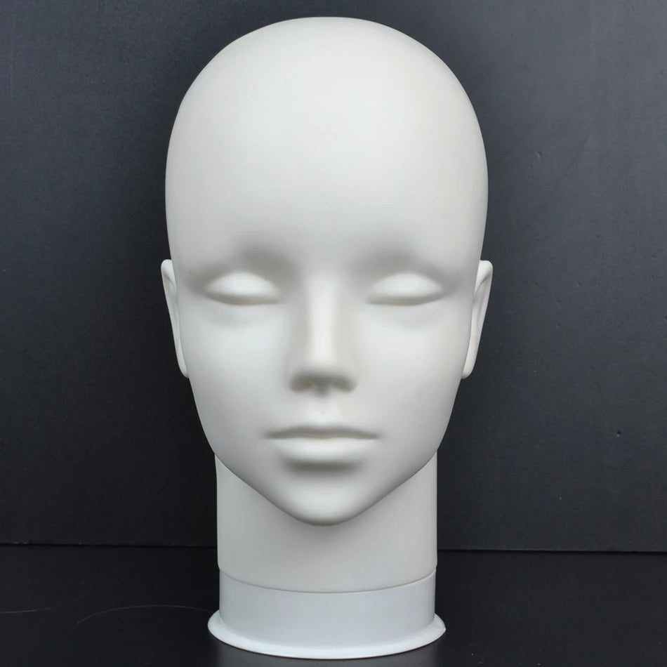 Mannequin Head Wig Stand With Adjustable Wig Tripod Stand Holder For Wigs Making Display With T Pins/Wig Cap Training Practice