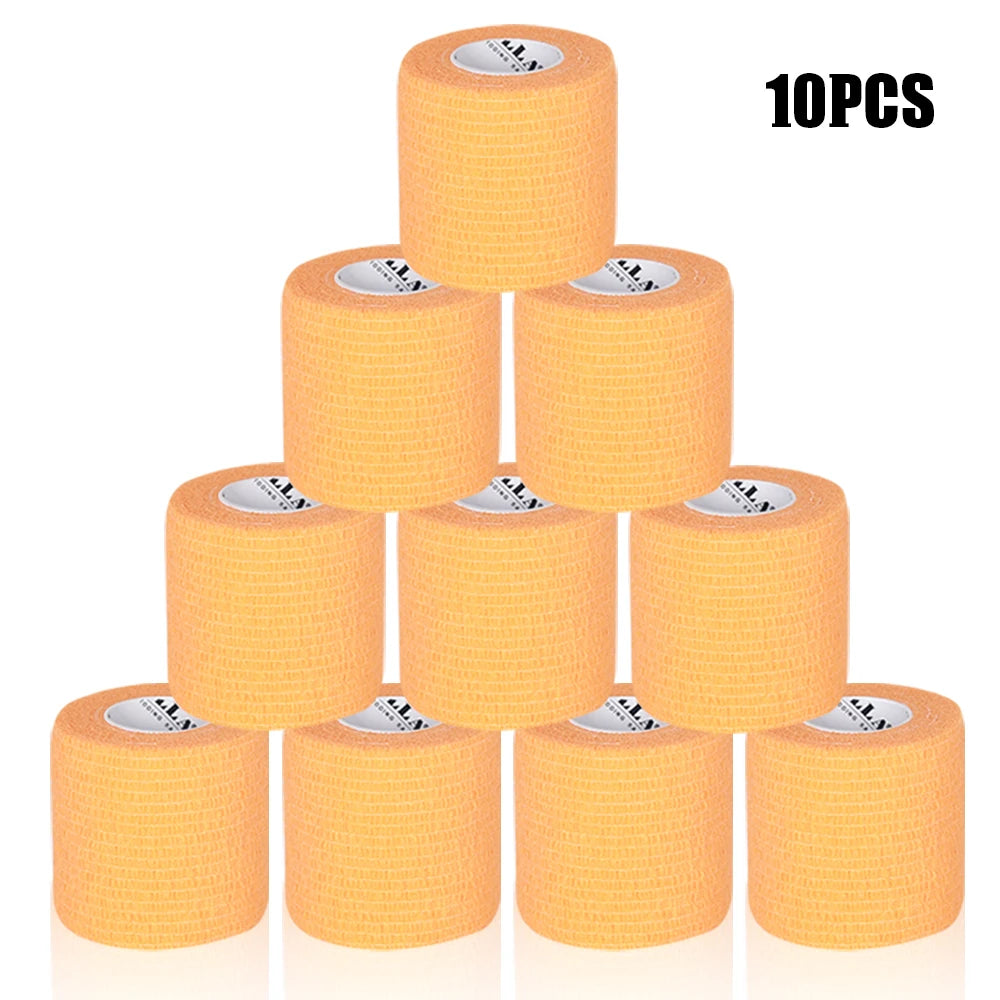16/10/3PCS Tattoo Grip Bandage Colorful Self Adhesive Wrap 5cm X 4.5m Non Slip Handle Tape Tattoo Machine Grip Cover Supplies