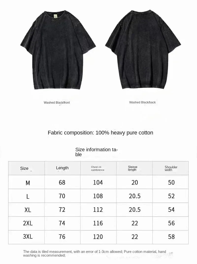 Men's Pure Cotton Washable T-shirt From 2025 Is Comfortable, Breathable and Of High Quality. It's A Must-have for Festivals