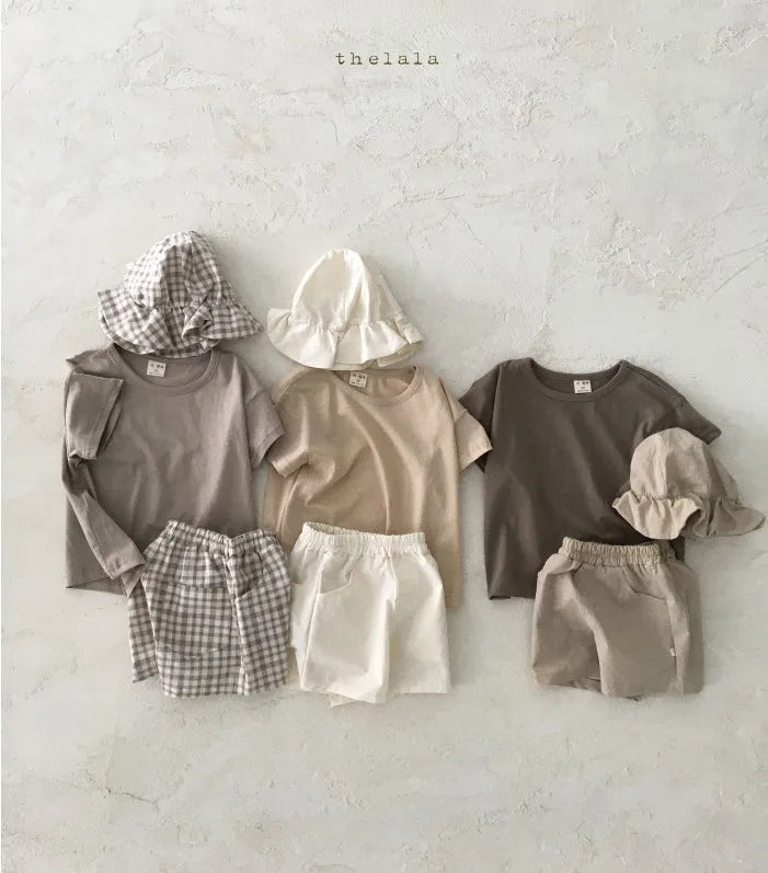 2025 Summer New Baby Cotton Breathable Shorts Thin Infant Boy Casual Shorts Cute Toddler Girl Solid Shorts Kids Clothes