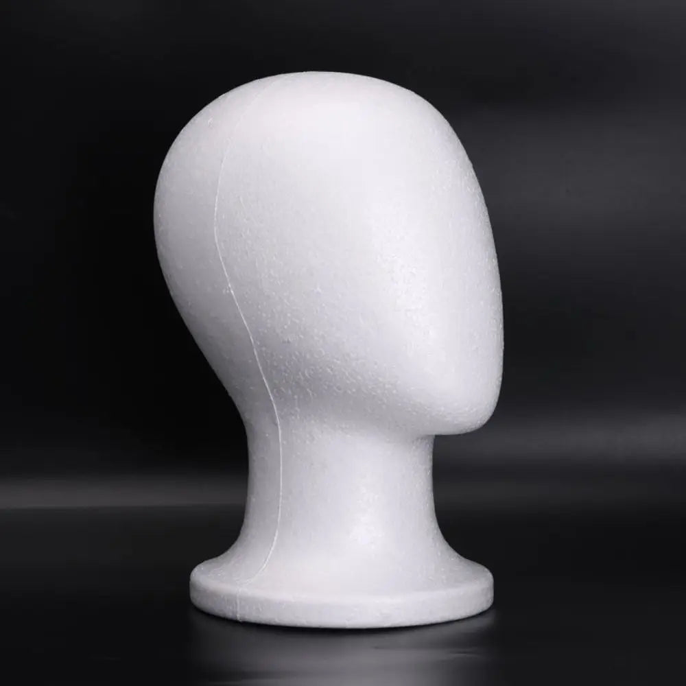 New Stable Foam Mannequin Head Lightweight White Wig Display Stand Jewelry Headwear Display