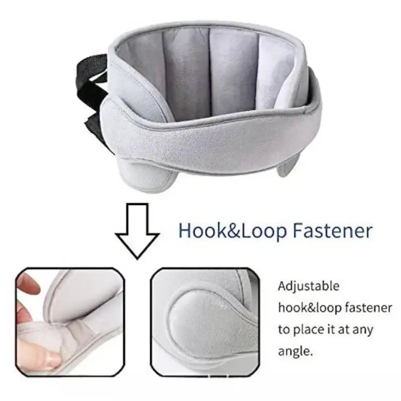 Child Car Safety Seat Head Fixed Strap Car Travel Protection Headrest Baby Seat Headrest Car Interior Sleep Assist Strap
