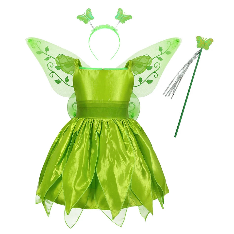 Halloween Birthday Carnival Princess Costume Dress Elsa Anna Snow White Aurora Moana Rapunzel Mermaid Belle for Girls 2-8Y