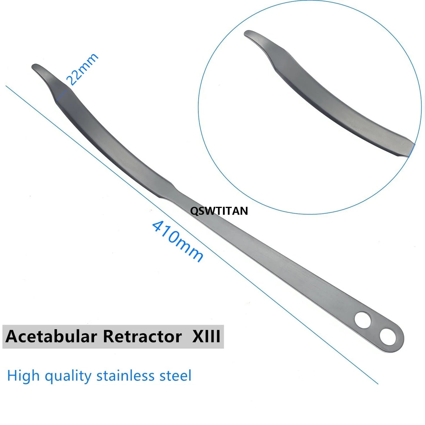 Bone Rry Hip hook Hip Joint Retractors for Upper Lower Extremity Phalanges acetabular retractor Veterinary Surgical Instrument