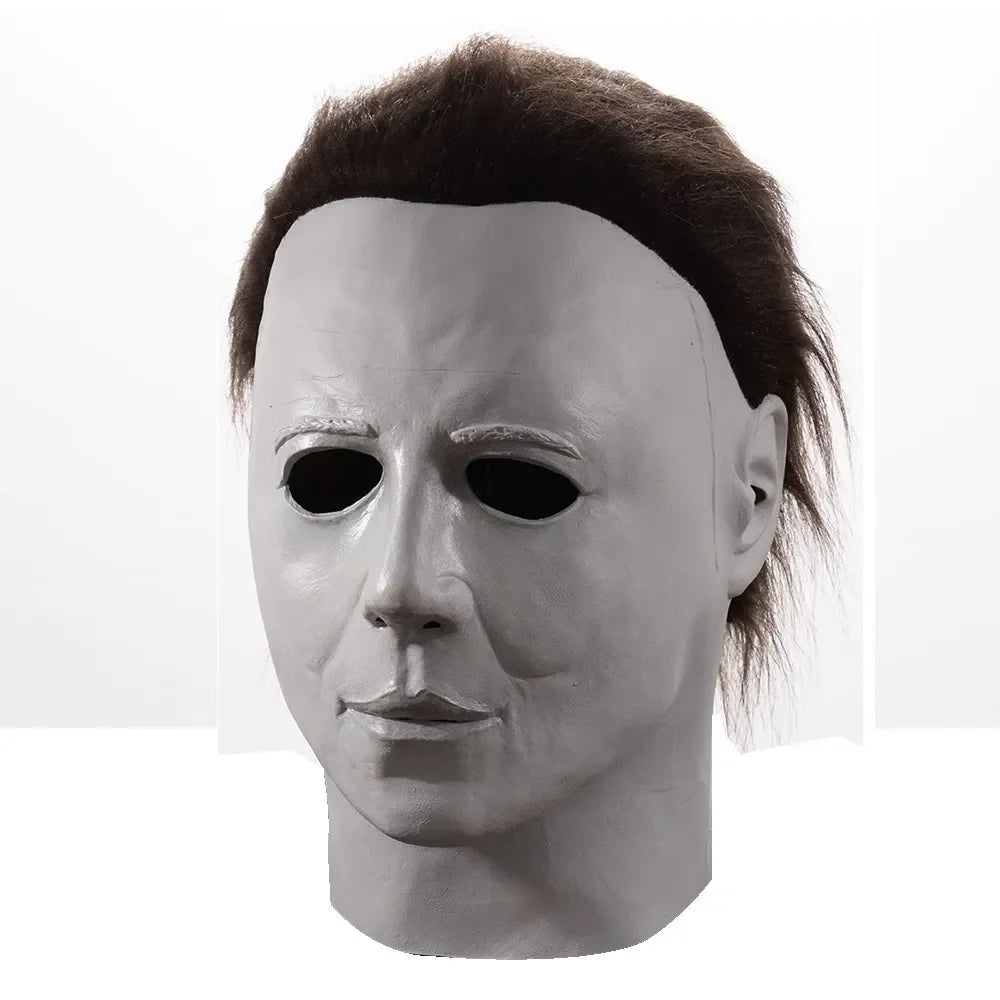 Halloween Mask Cosplay Horror Bloody Killer Demon Latex Helmet Carnival Masquerade Party Props Realistic Headgear