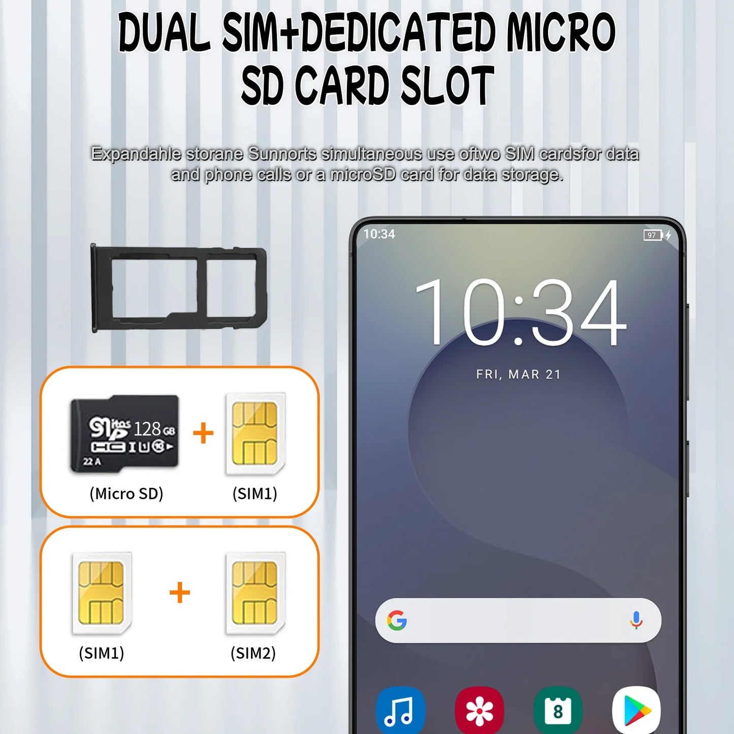 SURGAZE﻿ NEW S25 Pro Smartphone Ultra 6.6 Inch intelligent 4G 5G dual card dual standby Android system 12GB+512GB global version
