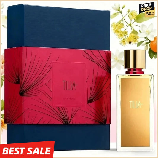 TILIA Perfume 100ml Fresh Green Woody Fragrance Soothing Calming Scent Long Lasting Unisex Cologne for Eau de Toilette Gift Set