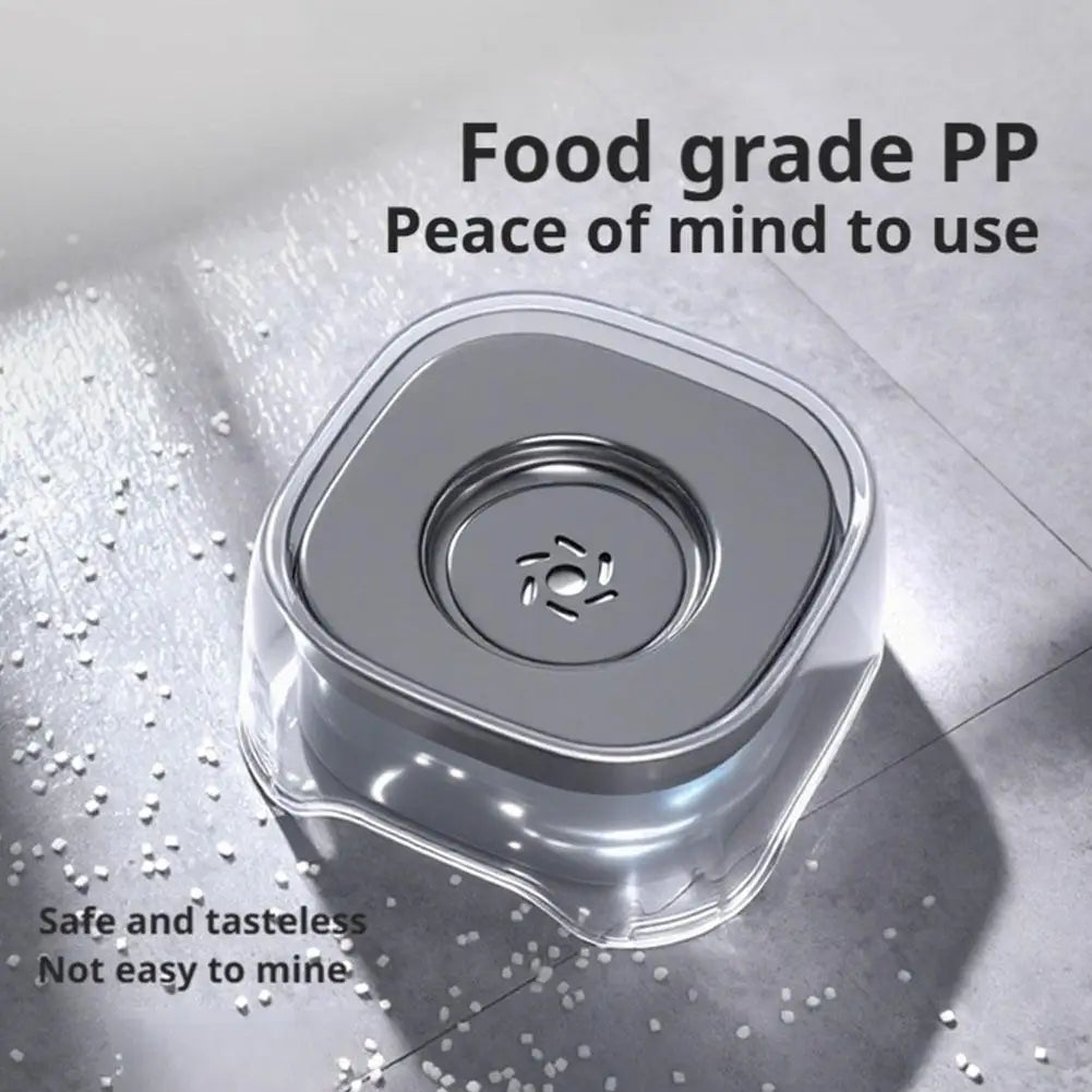 2L Anti-Spill Cat Dog Bowl Water Drinker Feeder Transparent Floating Pet Dogs Water Dispenser Keep Water Clean & Pets' Chin Dry