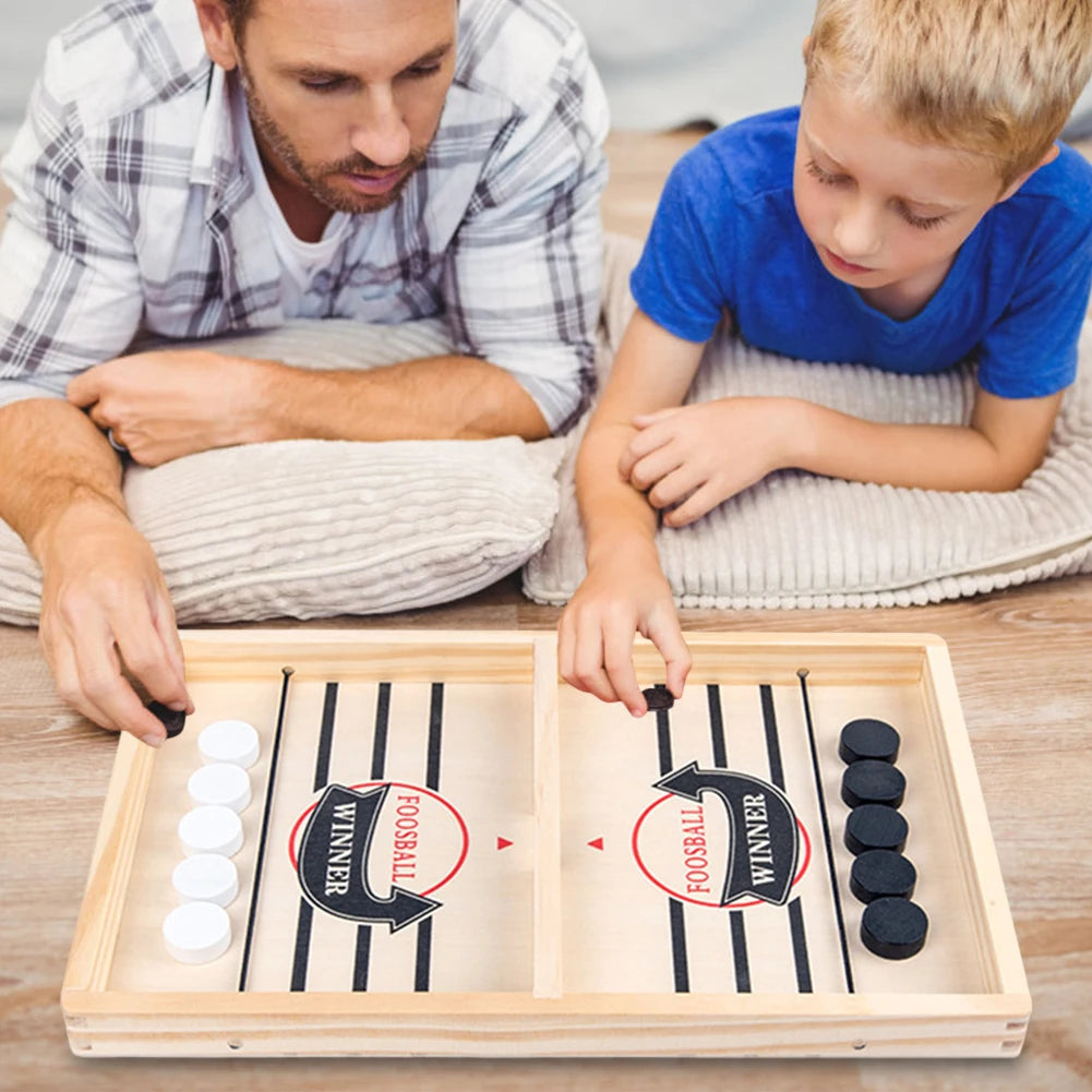 Foosball Winner Games Table Hockey Game Catapult Chess Parent-child Interactive Toy Fast Sling Puck Board Game Toys For Children