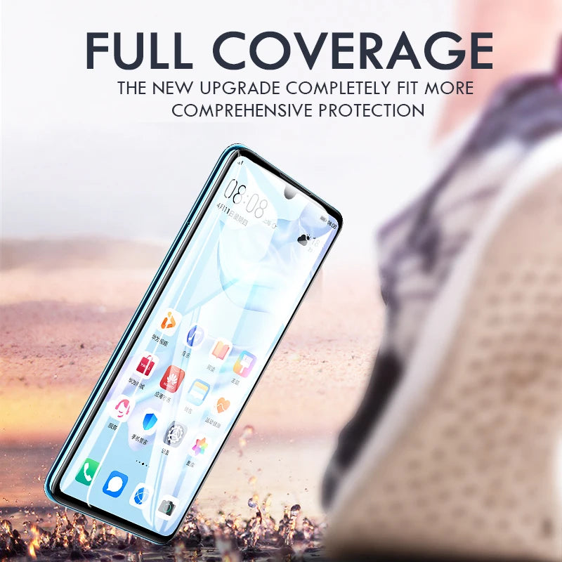 5Pcs Hydrogel Film For Honor P30 P40Pro 30 50 60 70 90 V40 7T 30Pro 40 Nova7 8 3D 70 90Lite Play 40S 40C 5G 50 Screen Protector 